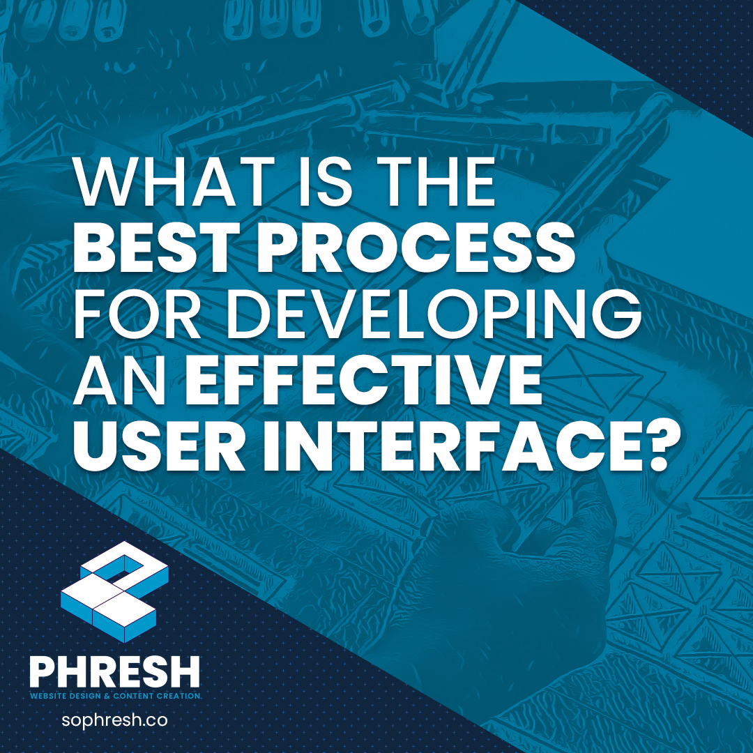What is the best process for developing an effective User Interface?